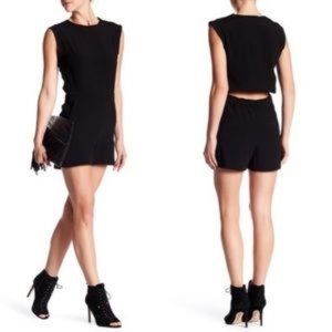 🎁🎁 EUC VERONICA BEARD YADIRA OPEN BACK ROMPER :: BLACK :: SIZE 4  🎁🎁
